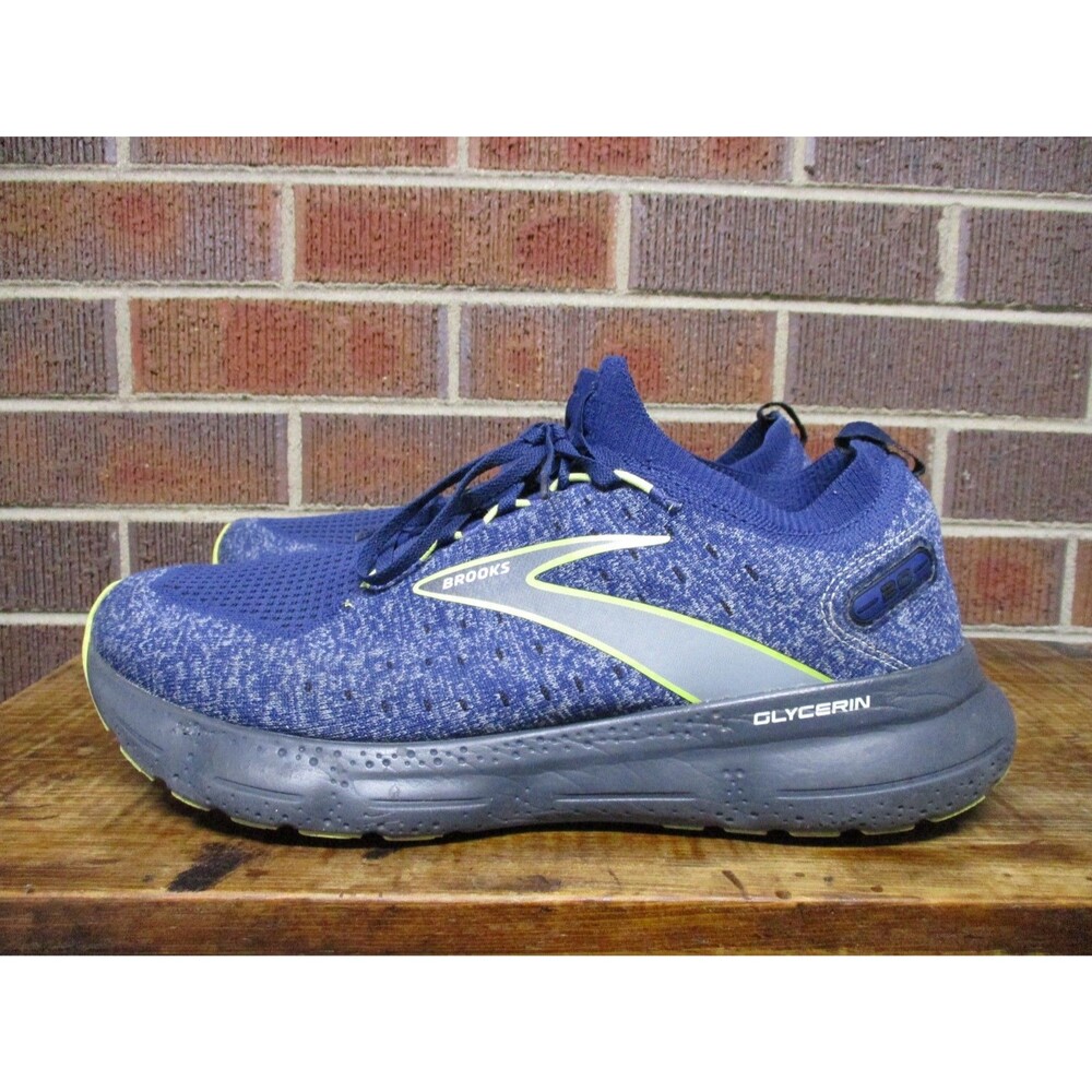 Brooks Mens Glycerin 20 1103841D404 Blue StealthFit Running Shoes Sneakers 13 D - Picture 8 of 13